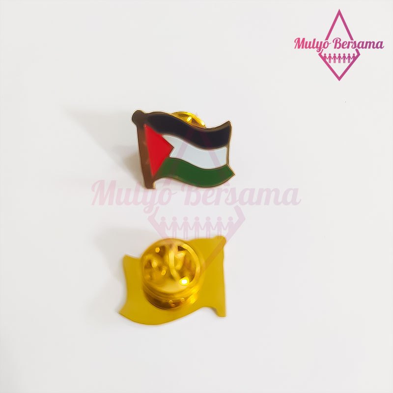 Flag Pin Palestina Pin Bros Bendera Palestina Pin Palestina - Mulyo Bersama
