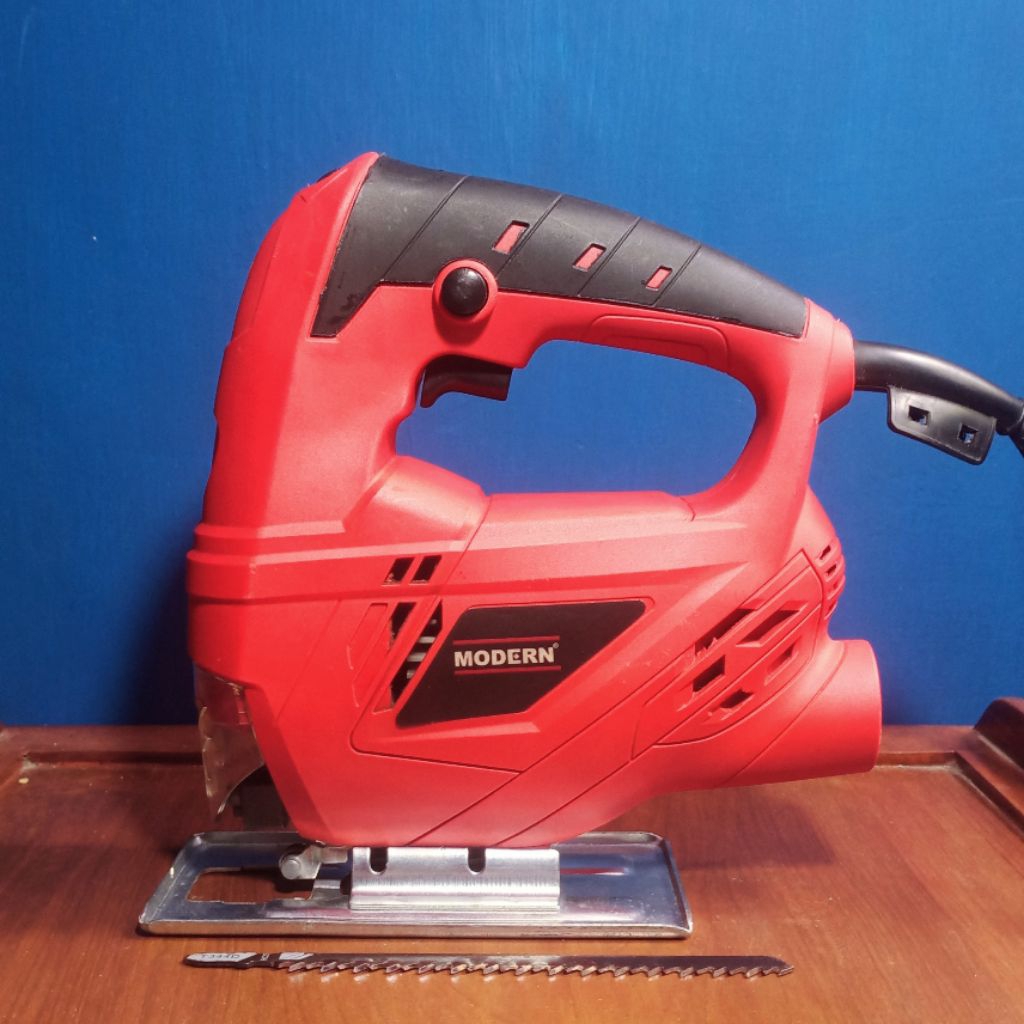 MODERN Mesin Jigsaw Listrik M 2200 # preloved bekas second pl used ex like new peralatan gergaji per