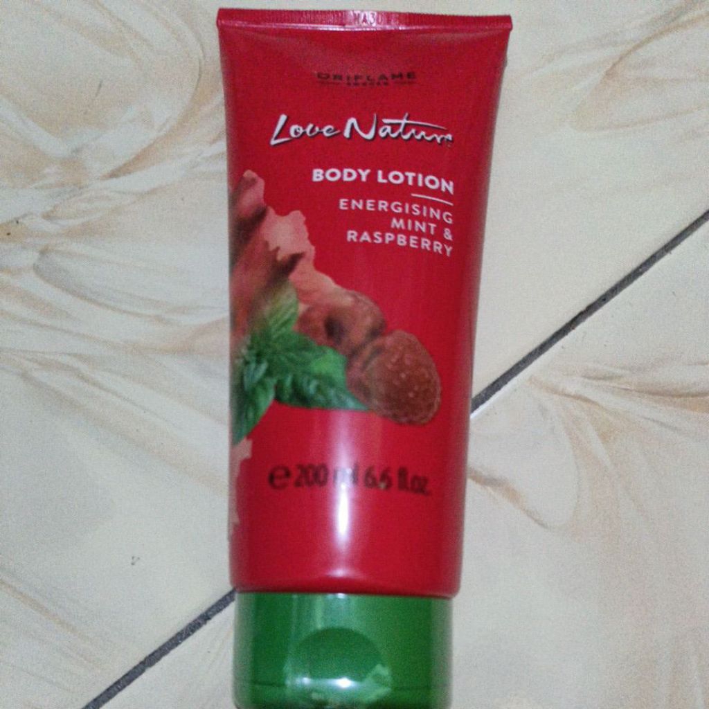 LN Love Nature Body Lotion Energising Mint & Raspberry