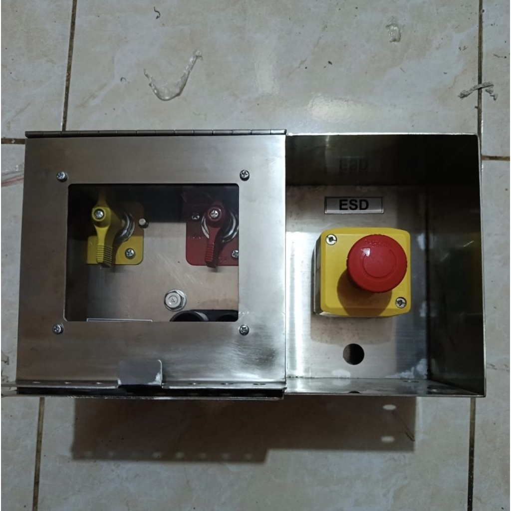 Box LOTO Stainless 4 Sistem - Kotak LOTO Stainless dengan 4 Sistem