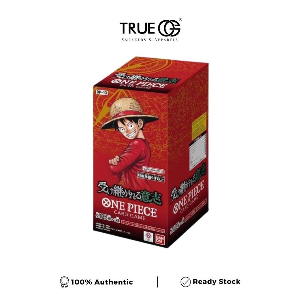 One Piece Card OP13 Japanese Booster Box Carrying on His Will Box
