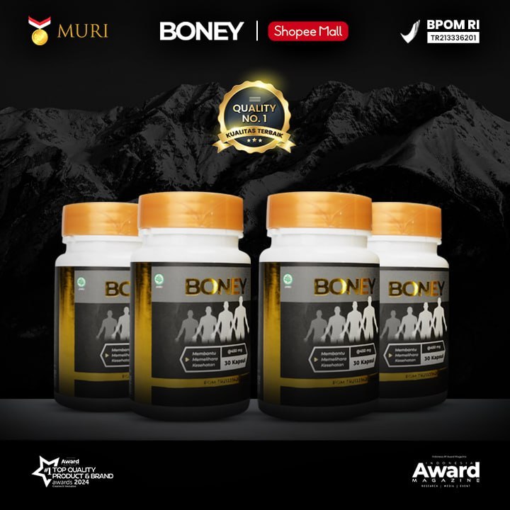 Boney Kapsul Bundling 4 Botol - Produk Resmi Brand dr.O 100% Original