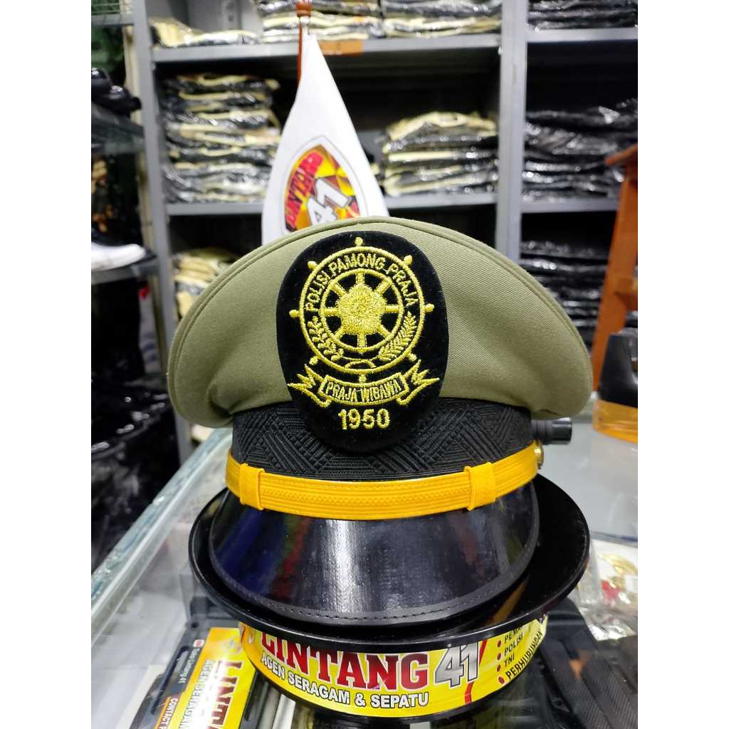 TOPI PED SATPOL PP/TOPI PED SATPOL PP