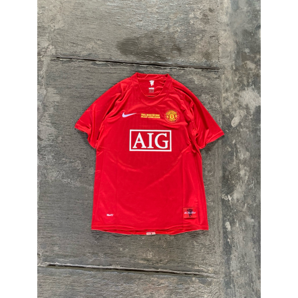 Jersey manchester united home final UCL 2008