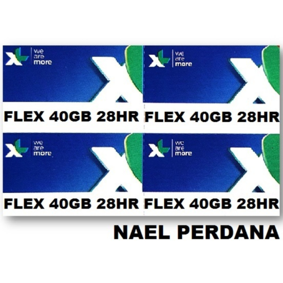 VOUCHER XL FLEX 40GB 28HARI
