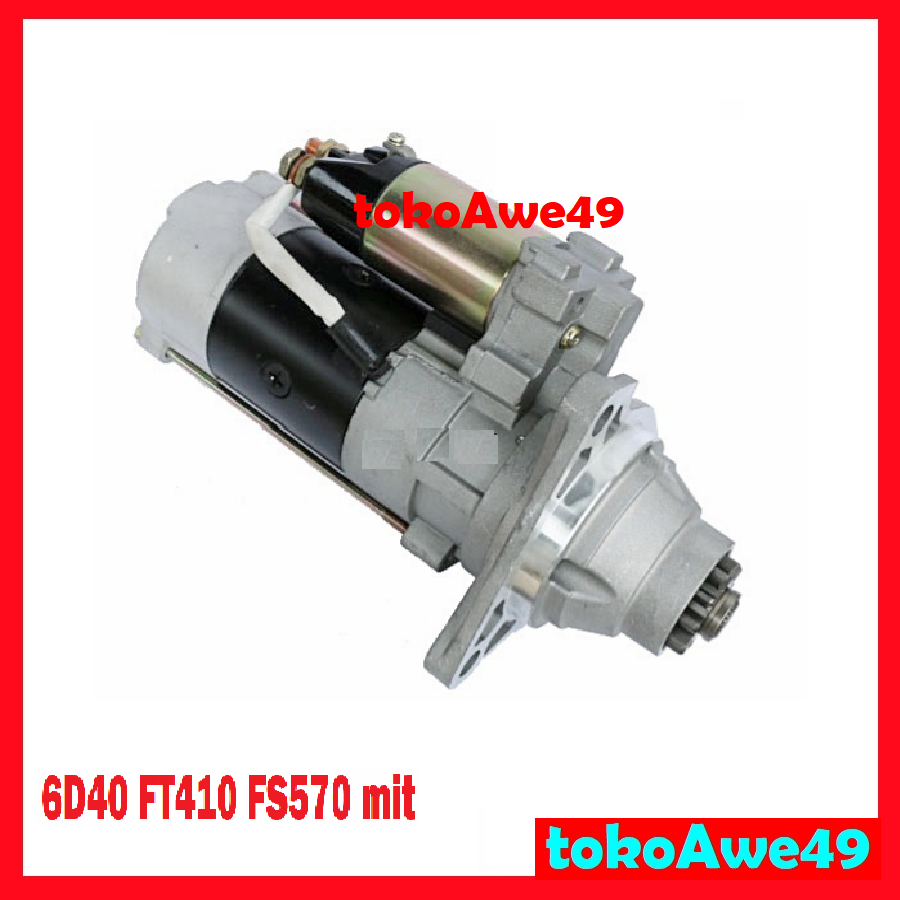 DINAMO STARTER MITSUBISHI FUSO 6D40 FT410 FS570 MIT 11T 24V