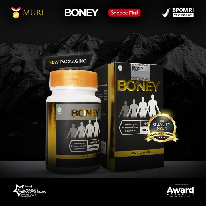 Boney Produk Alami Herbal - Kapsul Herbal Original BPOM Approved