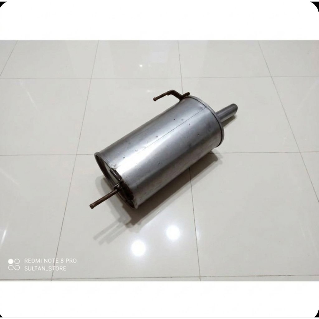 knalpot standar mobil nissan march original copotan.