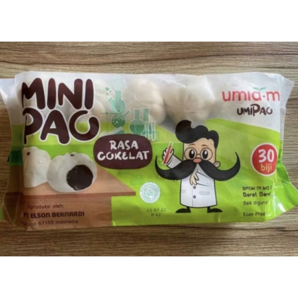 Minipao Coklat isi 30
