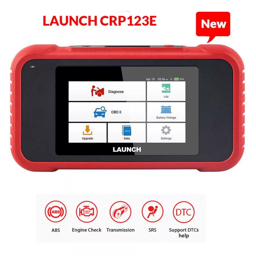 LAUNCH X431 CRP-123E, CReader Engine, AT, ABS, SRS, lifetime updat