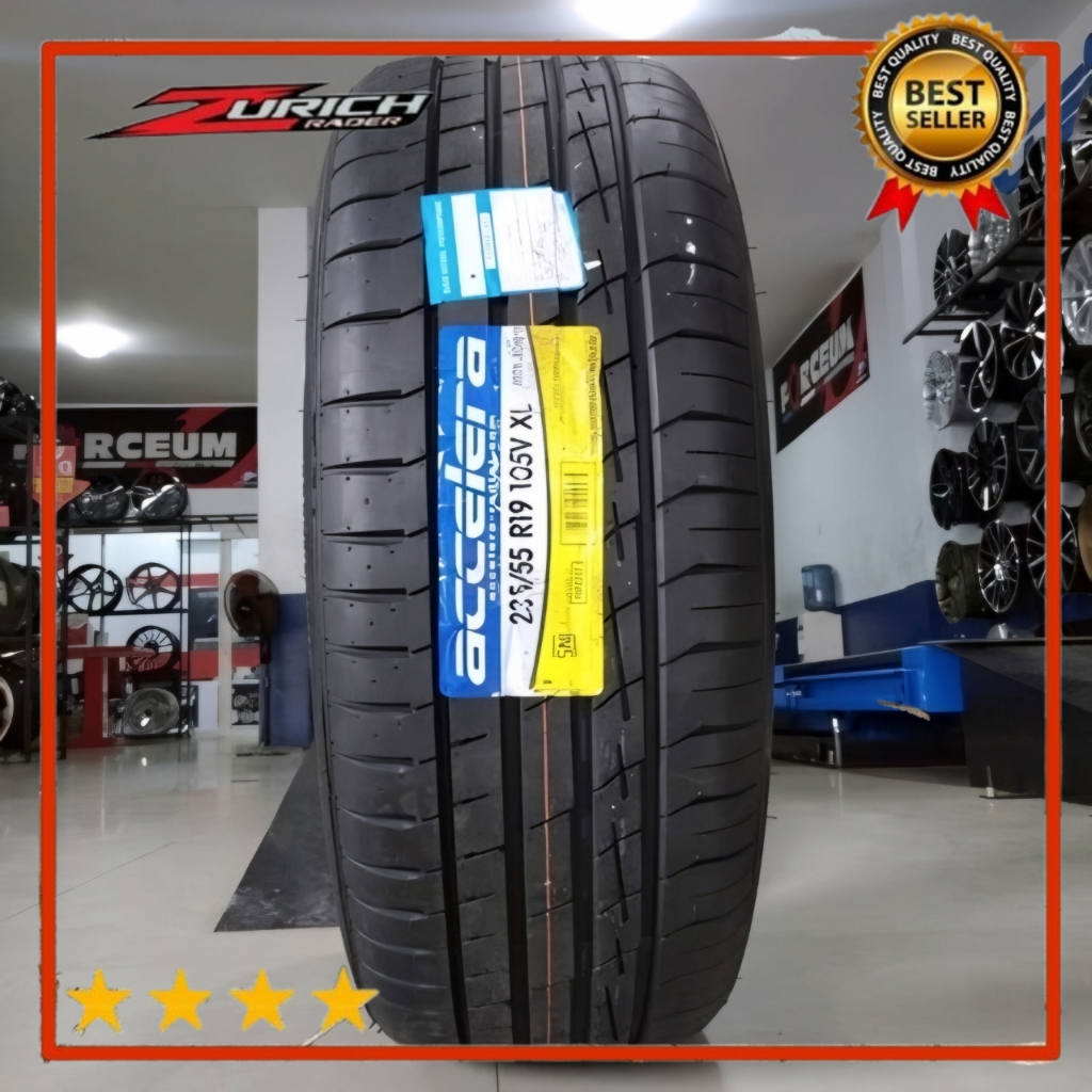 Ban Mobil 235 55 R18 Merek Accelera Iota St68 Ukuran 235/55 R18 Tubles