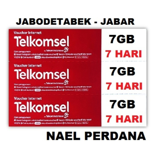 VOUCHER TELKOMSEL 7GB 7HARI