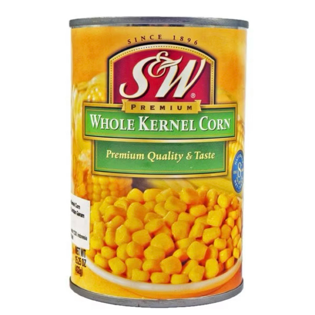 S&W WHOLE KERNEL CORN SW JAGUNG KALENG 425gr