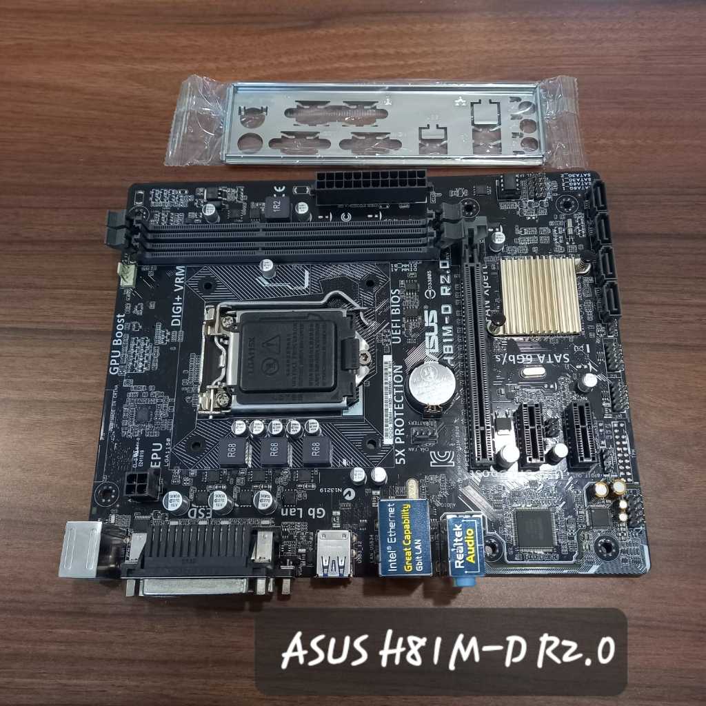 motherboard ASUS H81 socket 1150 gen4 bekas