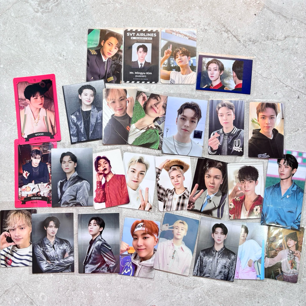 BUNDLE SEVENTEEN MINGYU PILOT MINGYU DEUS JOSHUA WOOZI SEUNGKWAN VERNON JUN