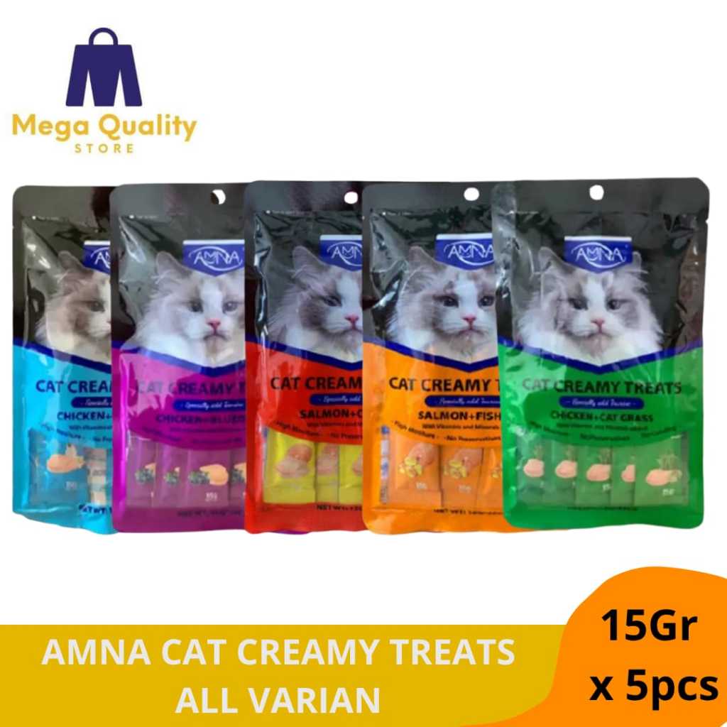 Amna Cat Creamy Treats 5 x15 gr
