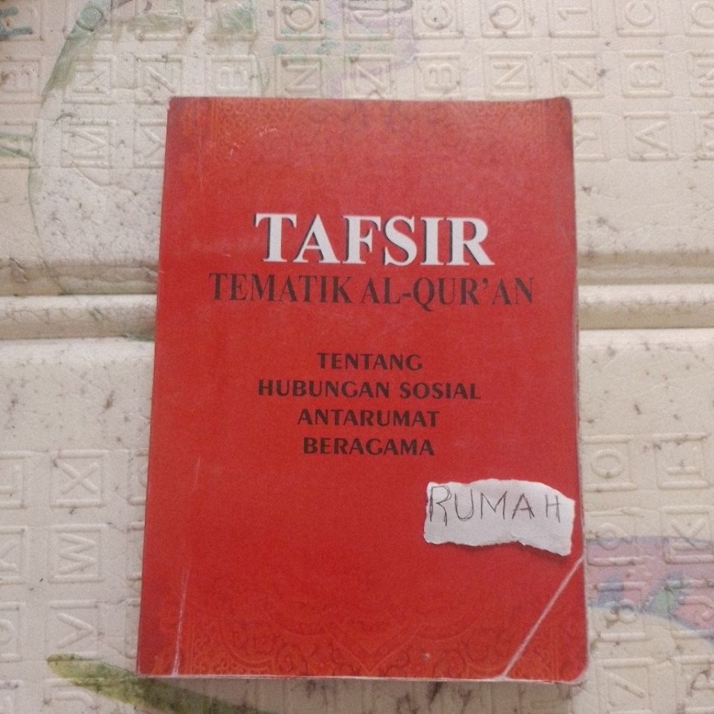 tafsir tematik alquran tentang hubungan sosial antarumat beragam