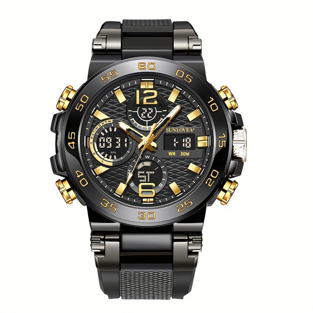 Jam Tangan Pria Sport Digital Anti Air Strap Karet Nyaman