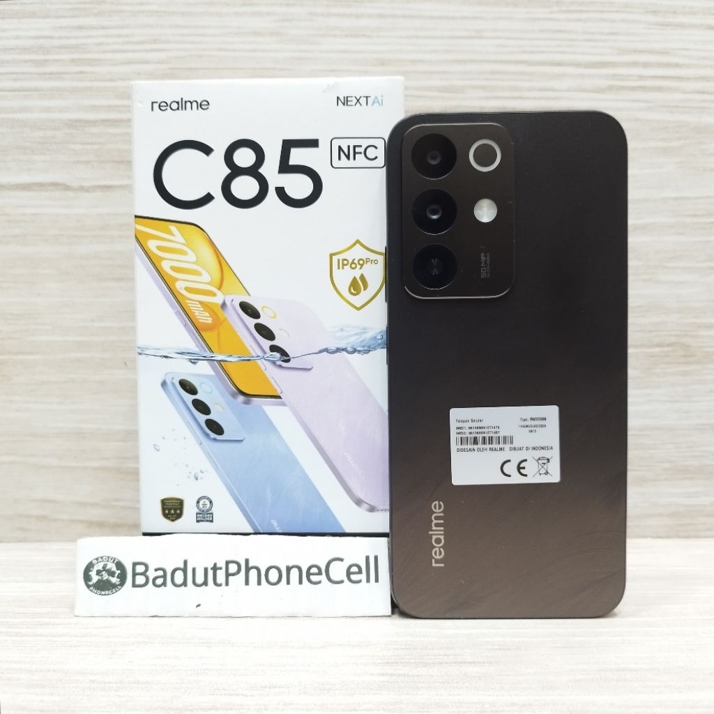 RWALME C85 NFC 8/128GB HANDPHONE SECOND BEKAS FULLSET