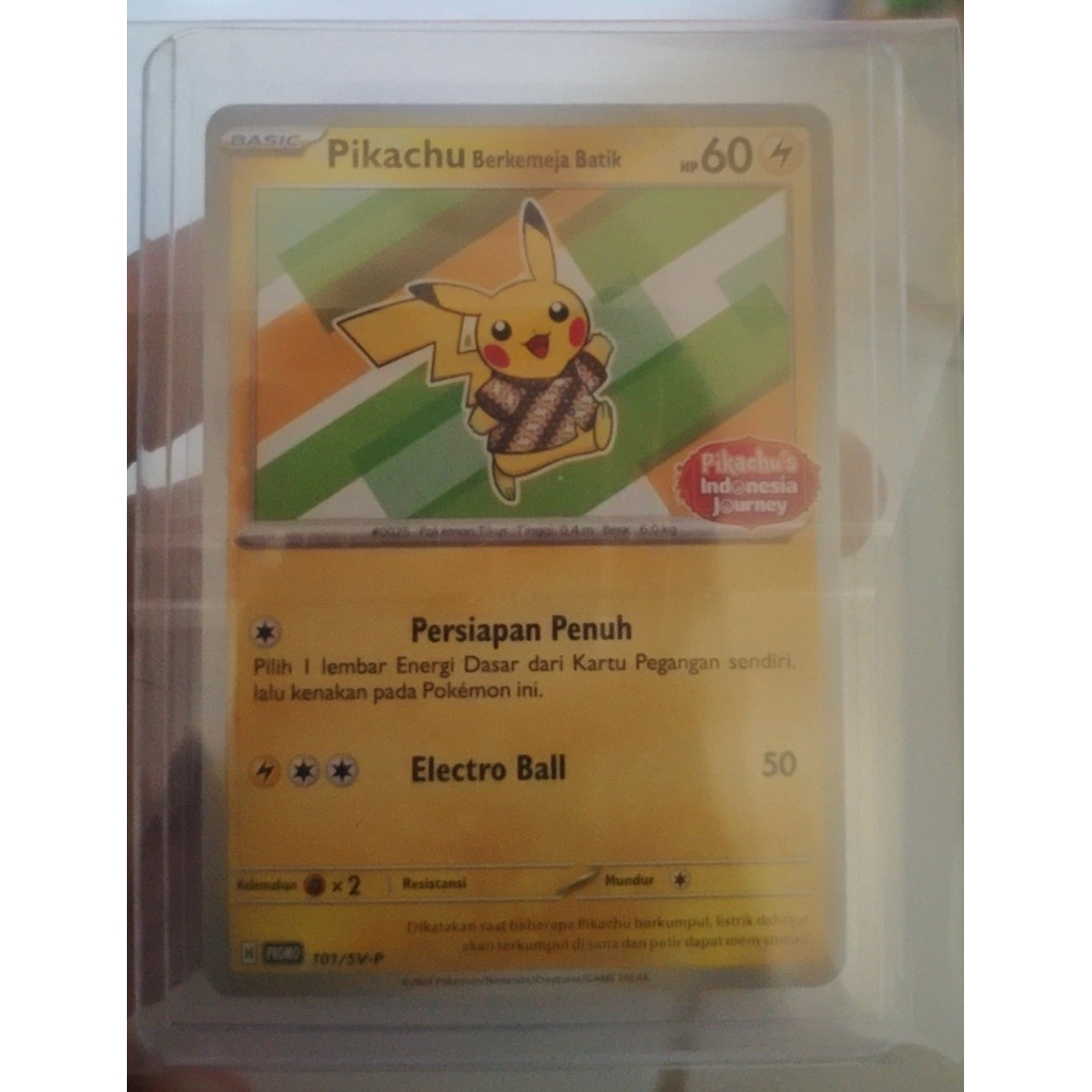 Pikachu Batik (Hijau)