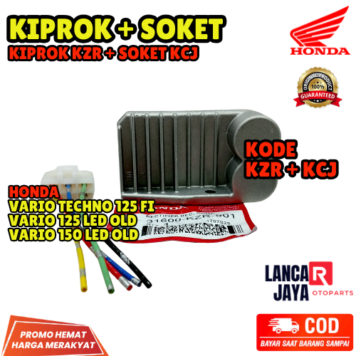 KIPROK HONDA KZR + SOKET HONDA KCJ | HONDA VARIO TECHNO 125 FI, VARIO 125 LED OLD, VARIO 150 LED OLD