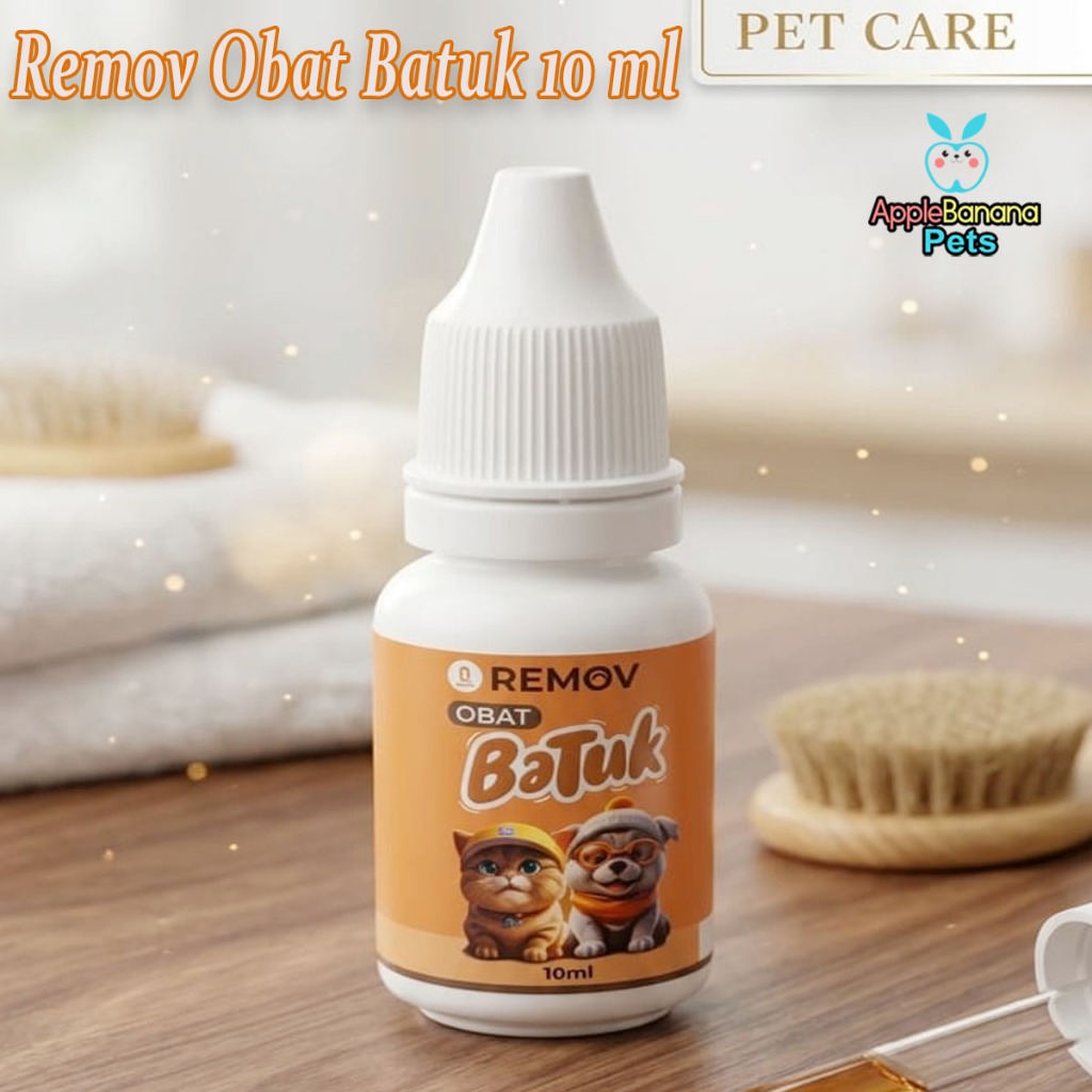 REMOV Obat Batuk Mengobati Batuk Pada Kucing dan Anjing 10 ml