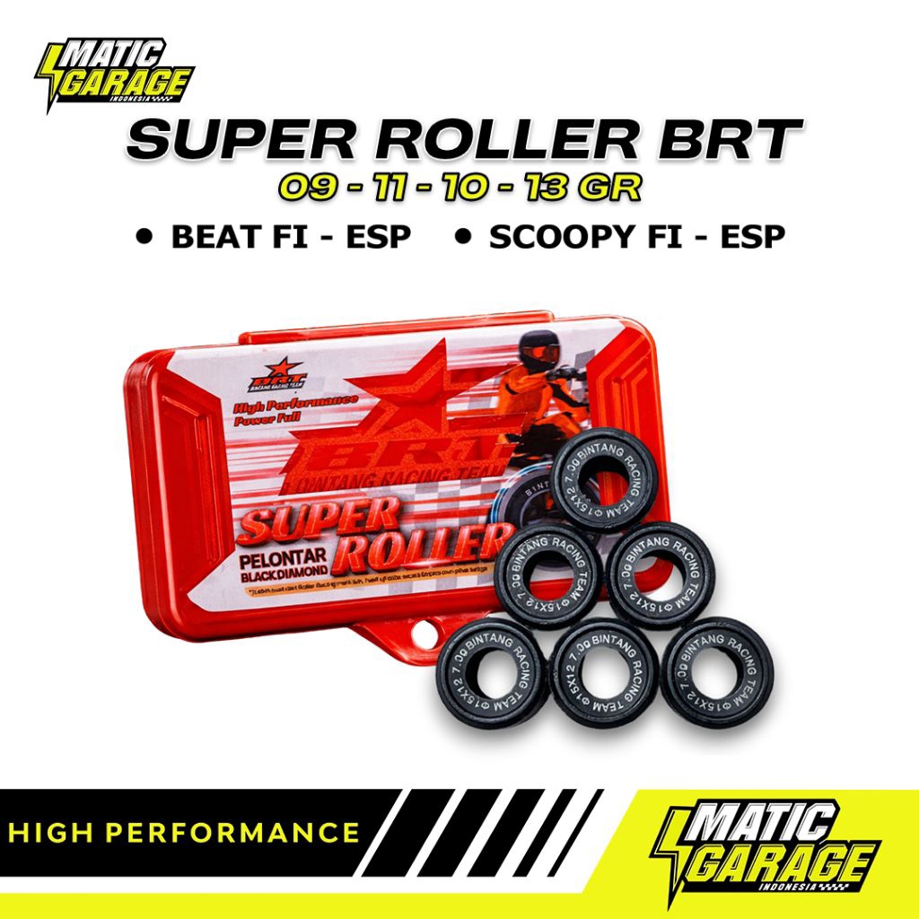 BRT - Roller Beat Fi Racing - Roller Black Diamond BRT Racing - Scoopy Fi ESP
