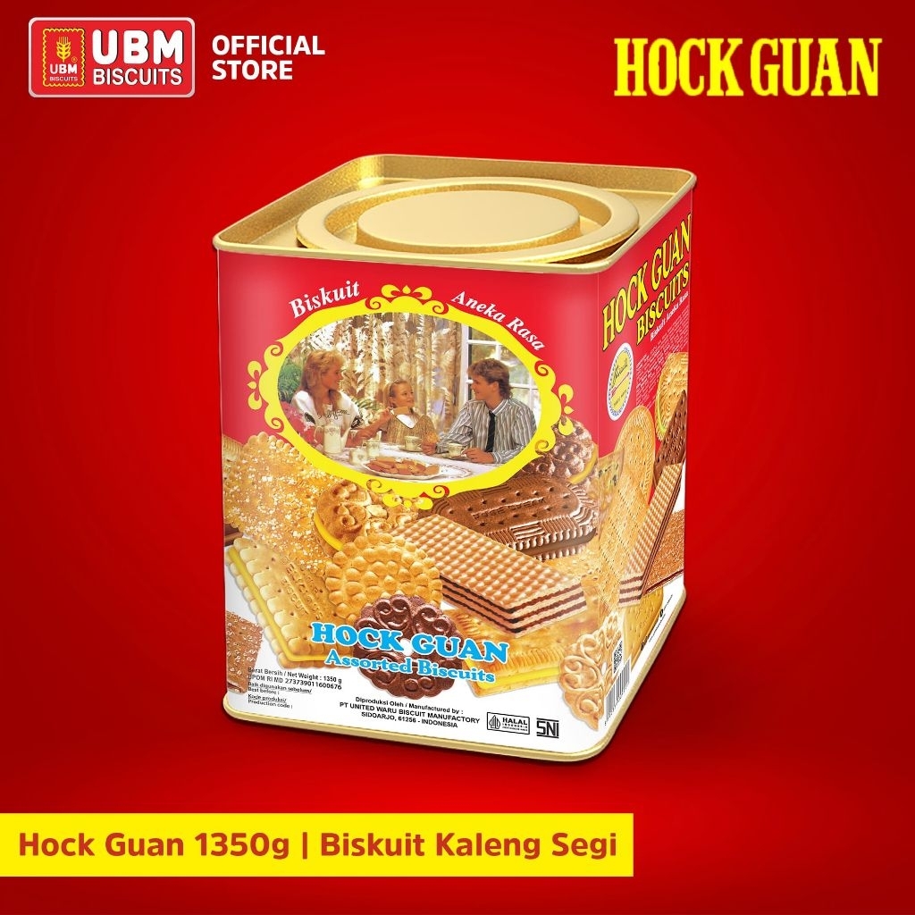 HOCK GUAN Biskuit kaleng pop