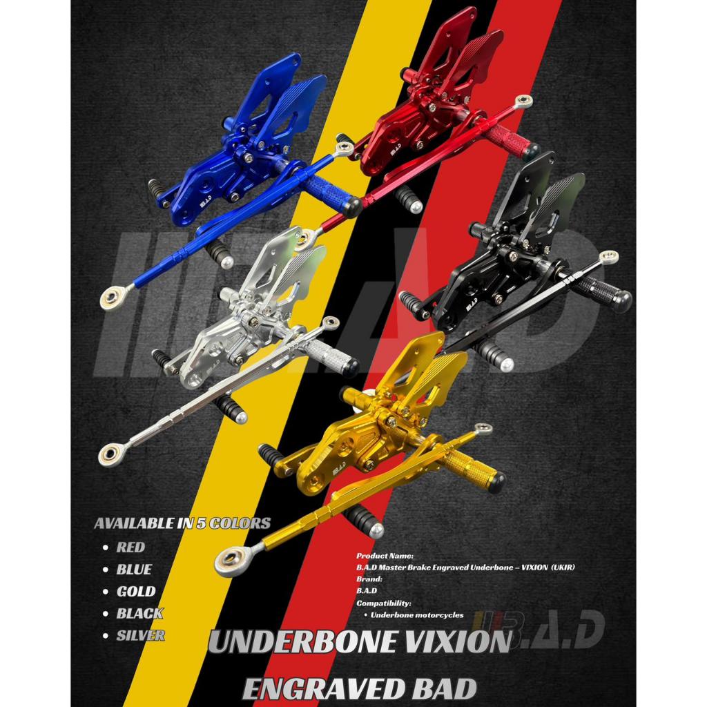 B.A.D Underbone Vixion – Underbone Footstep Underbone Ukir Vixion CNC