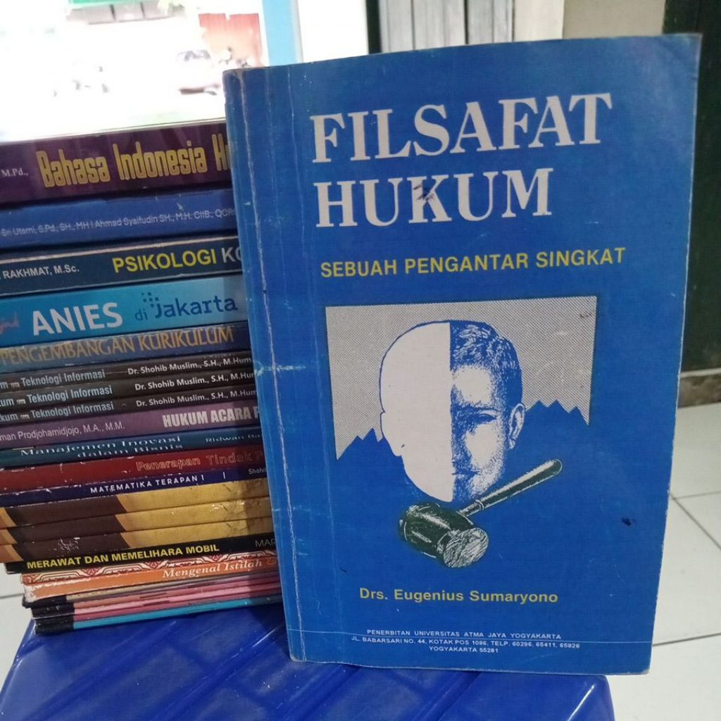 Filsafat Hukum Sebuah Pengantar Singkat(Drs.Eugenius Sumaryono) Buku bekas