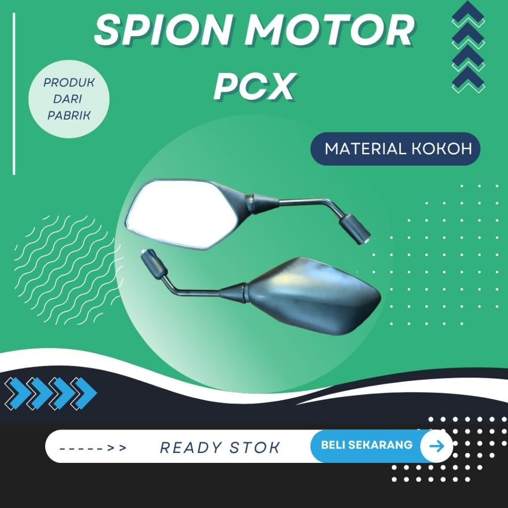 Spion Pcx Spion Motor Original Honda 1 Set Kanan Kiri + Baut Mur