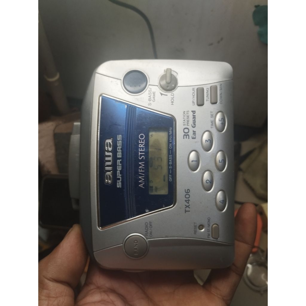 walkman aiwa radio kaset hs-tx406
