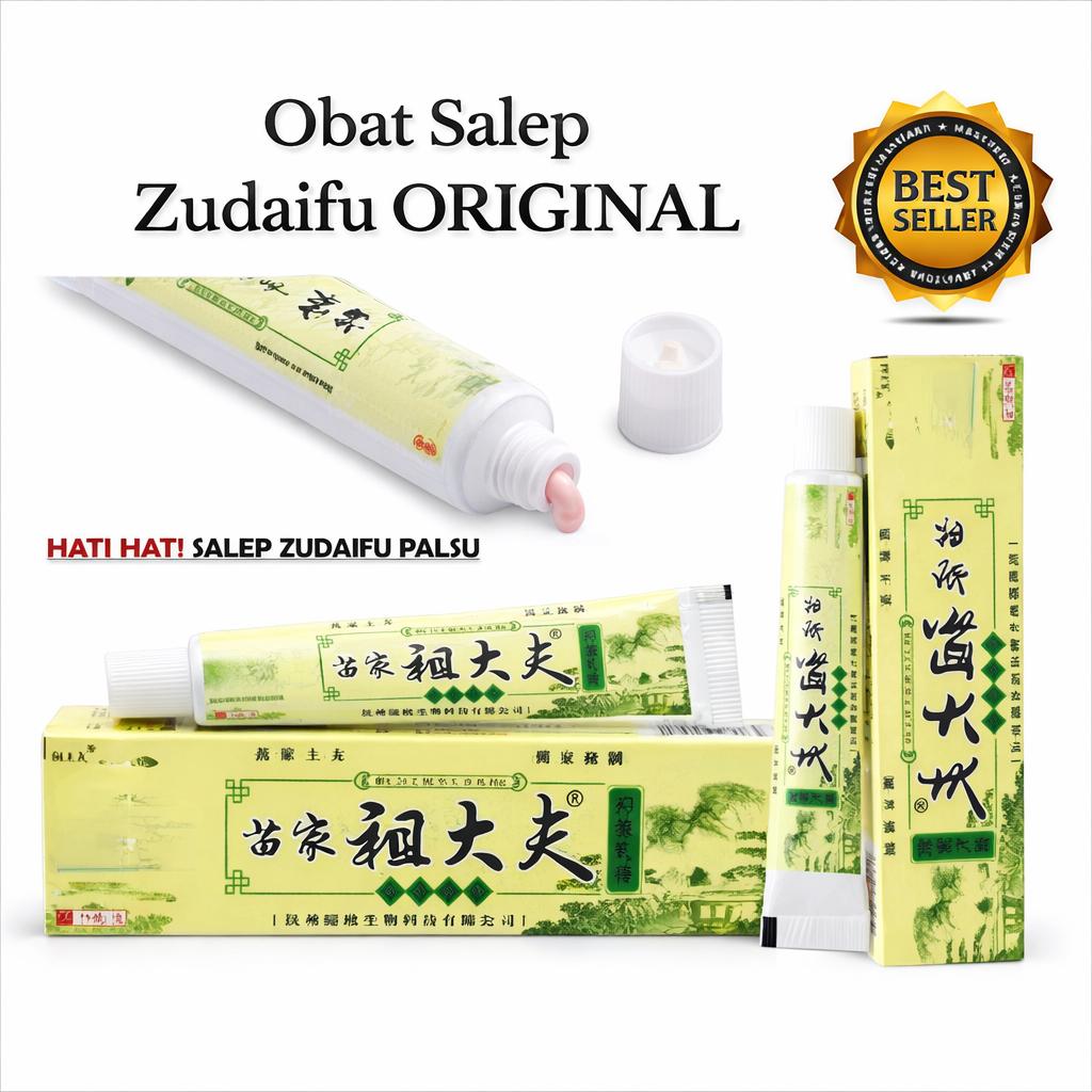 PAKET HEMAT SALEP HERBAL ZUDAIFU 15g ORIGINAL - PERAWATAN KULIT HARIAN