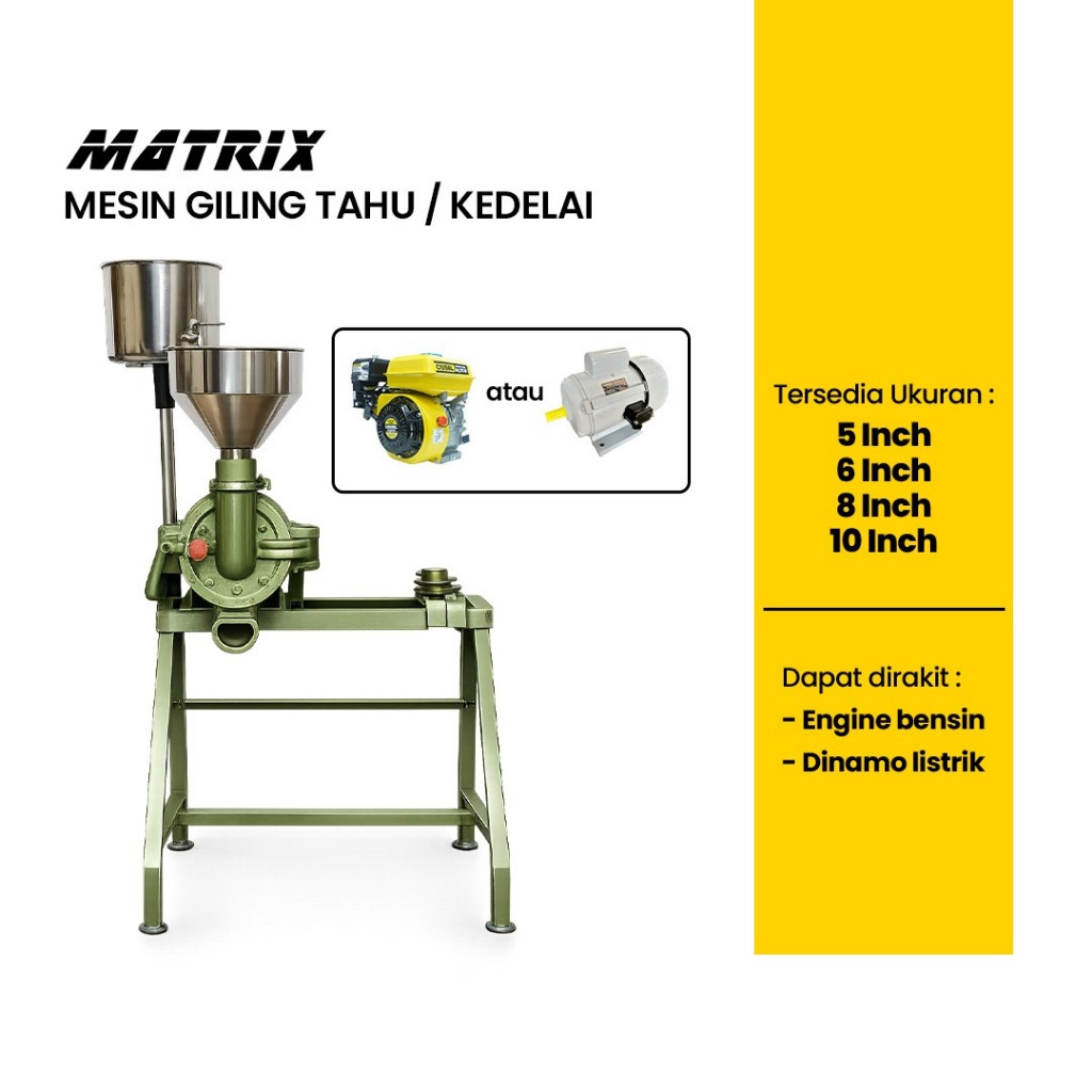 Giling Tahu 6 Inch Mesin Penggiling Tahu Mesin Penggiling Kedelai Gilingan Tahu