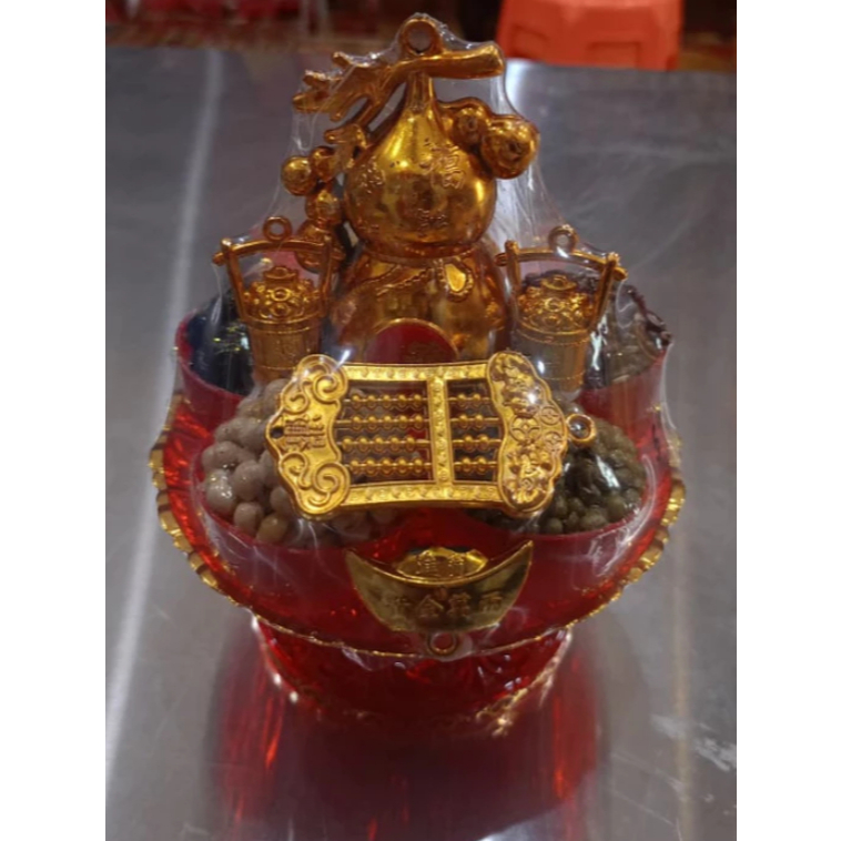 [FENGSHUI] Gokok Piring/Ngokok Piring/Pajangan Fengshui Gokok Emas/Gokok Pajangan Dewa Tanah/Dekoras