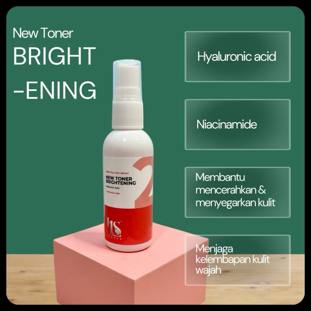 toner Wajah AHA LS Skincare - Pencerah Wajah, Hidrasi, Lembut. eceran