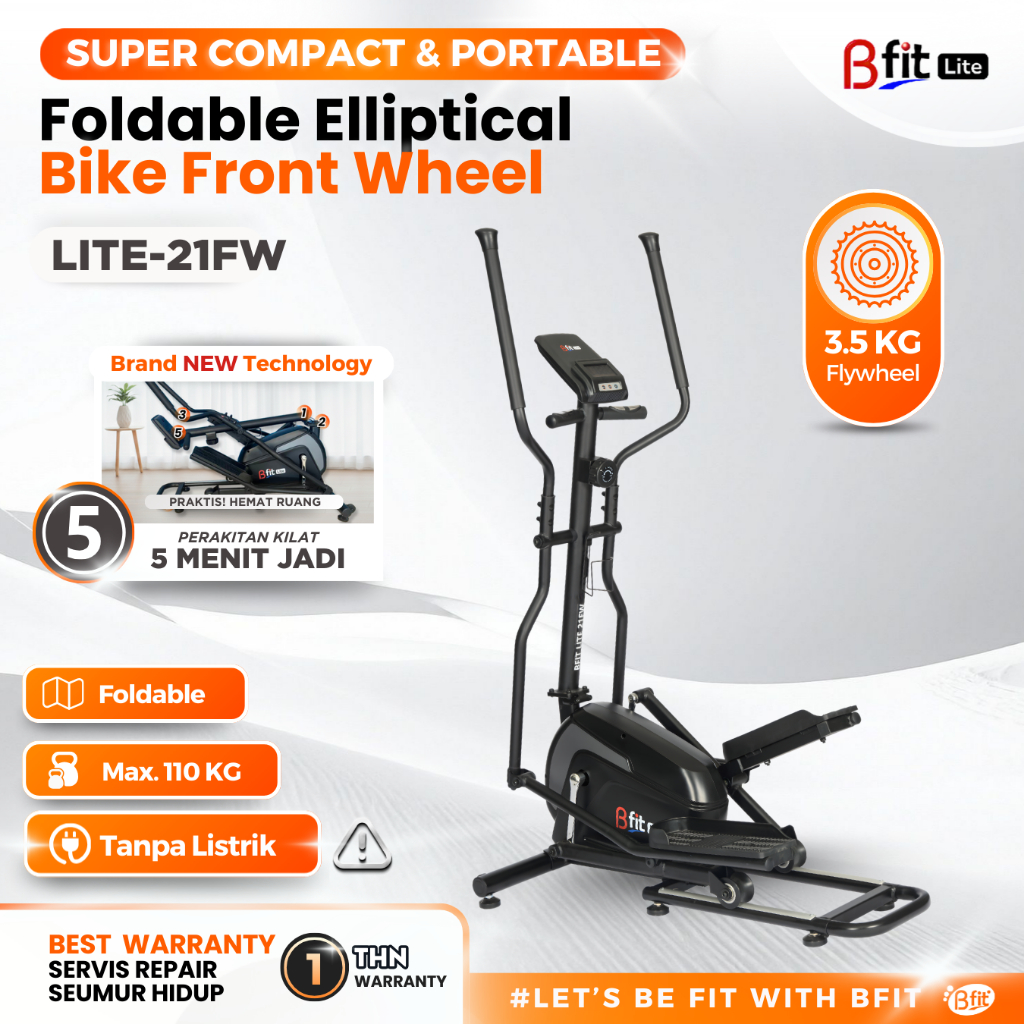 bfit LITE-21FW Elliptical Cross Trainer Magnetik