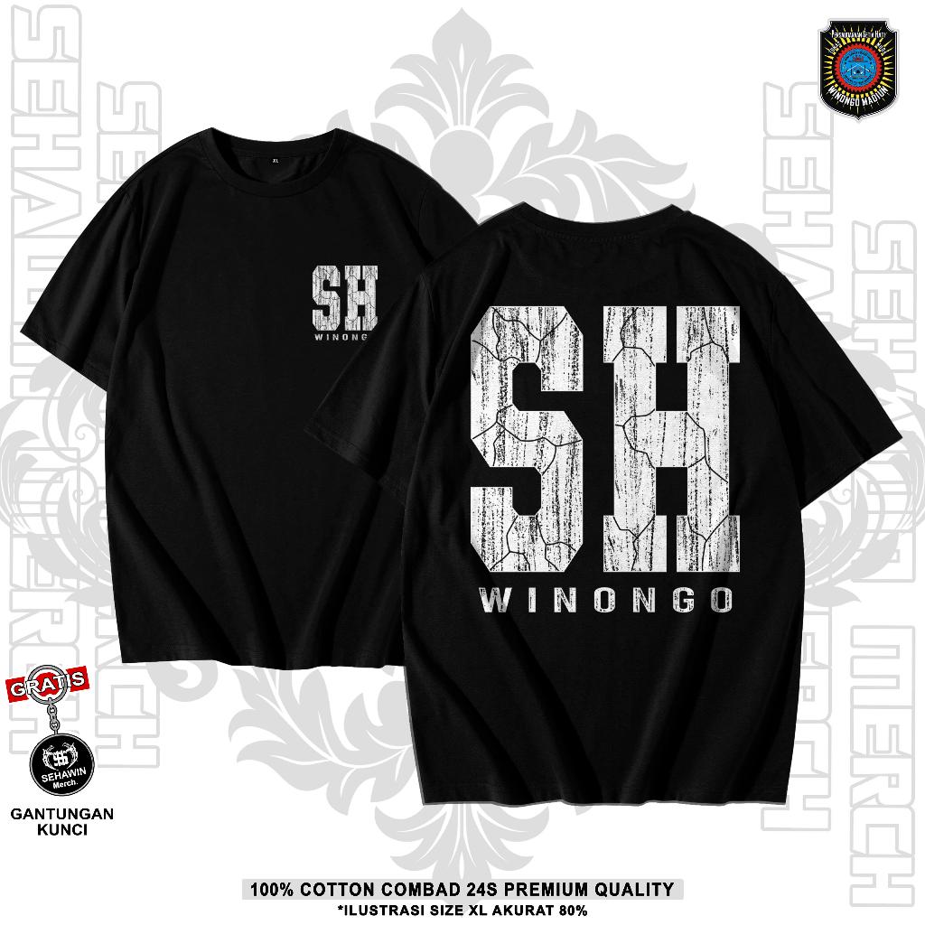 Kaos PSHW WINONGO Sablon Digital High Definition T-shirt Distro SH Winongo
