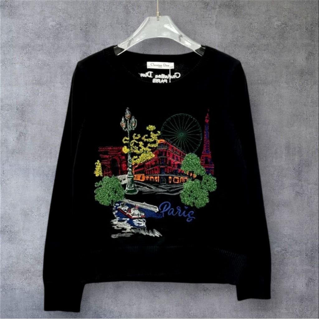 sweater rajut knitwear luxury by christian Dior scn brand