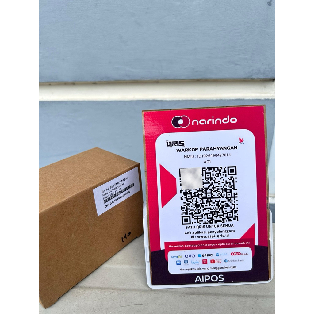 Qris Soundbox Portable (bersuara)