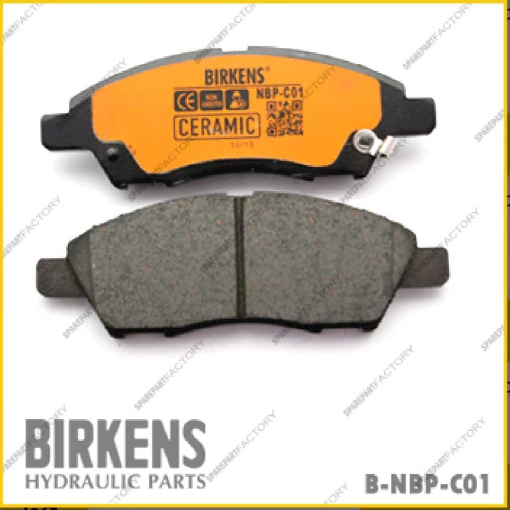 NBP-C01 BIRKENS BRAKE PAD / KAMPAS REM LIVINA X-GEAR GRAND LIVINA MARCH DEPAN