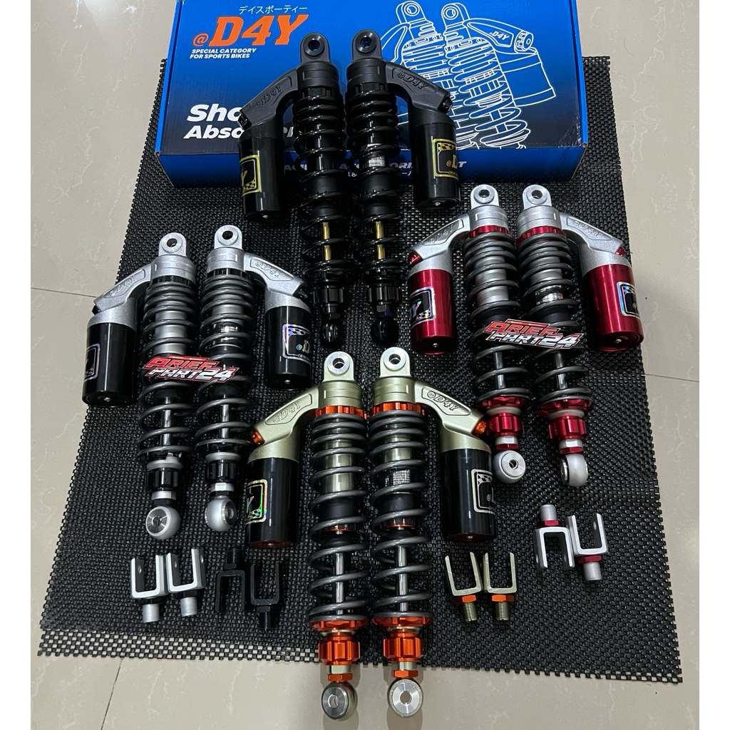 shock skok DAY 320mm uk 32 copy RCB free anting bisa untuk matic gl mp tiger
