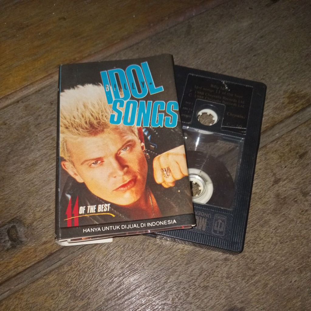 Kaset Rare Item Billy Idol Songs 11 Of The Best