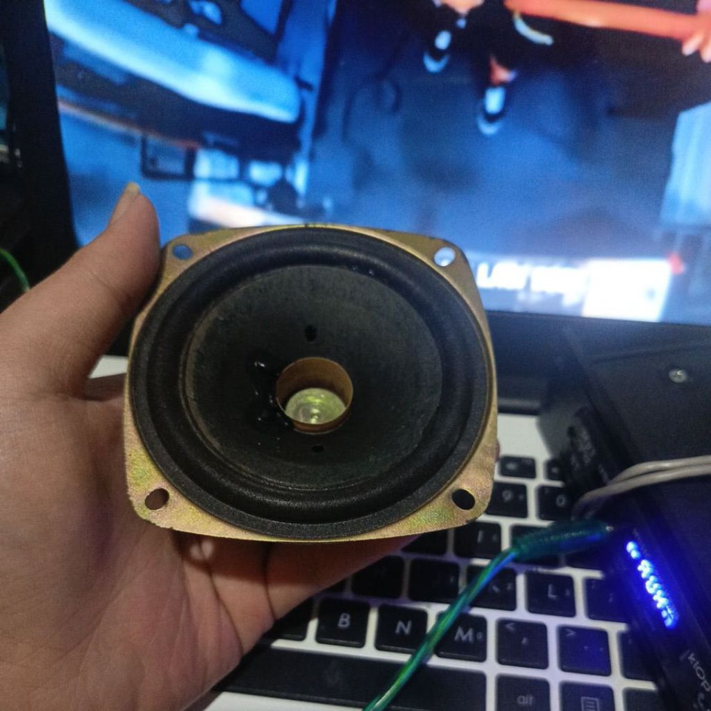 speaker pasif subwoofer (3inch) simbada copotan kondisi ngga ada suara