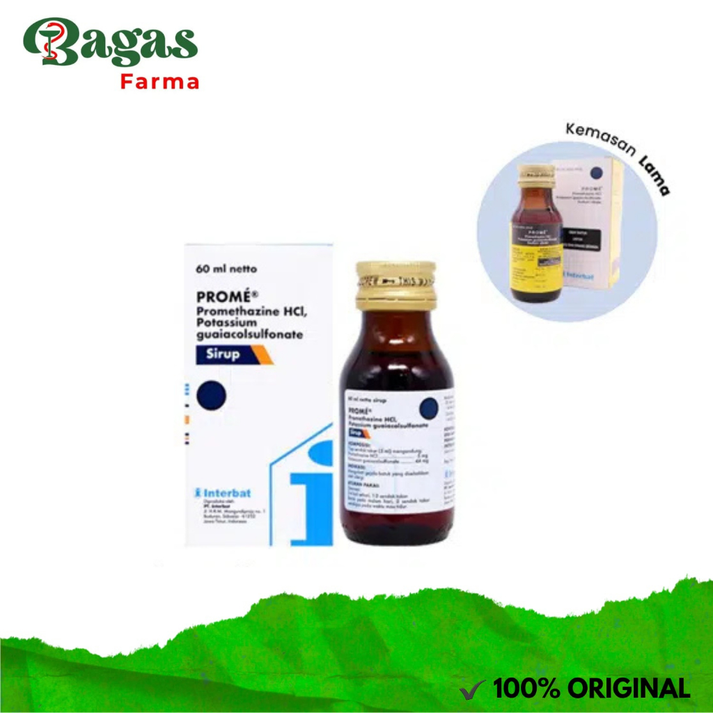 Prome Sirup 100 ml - Obat Batuk Alergi