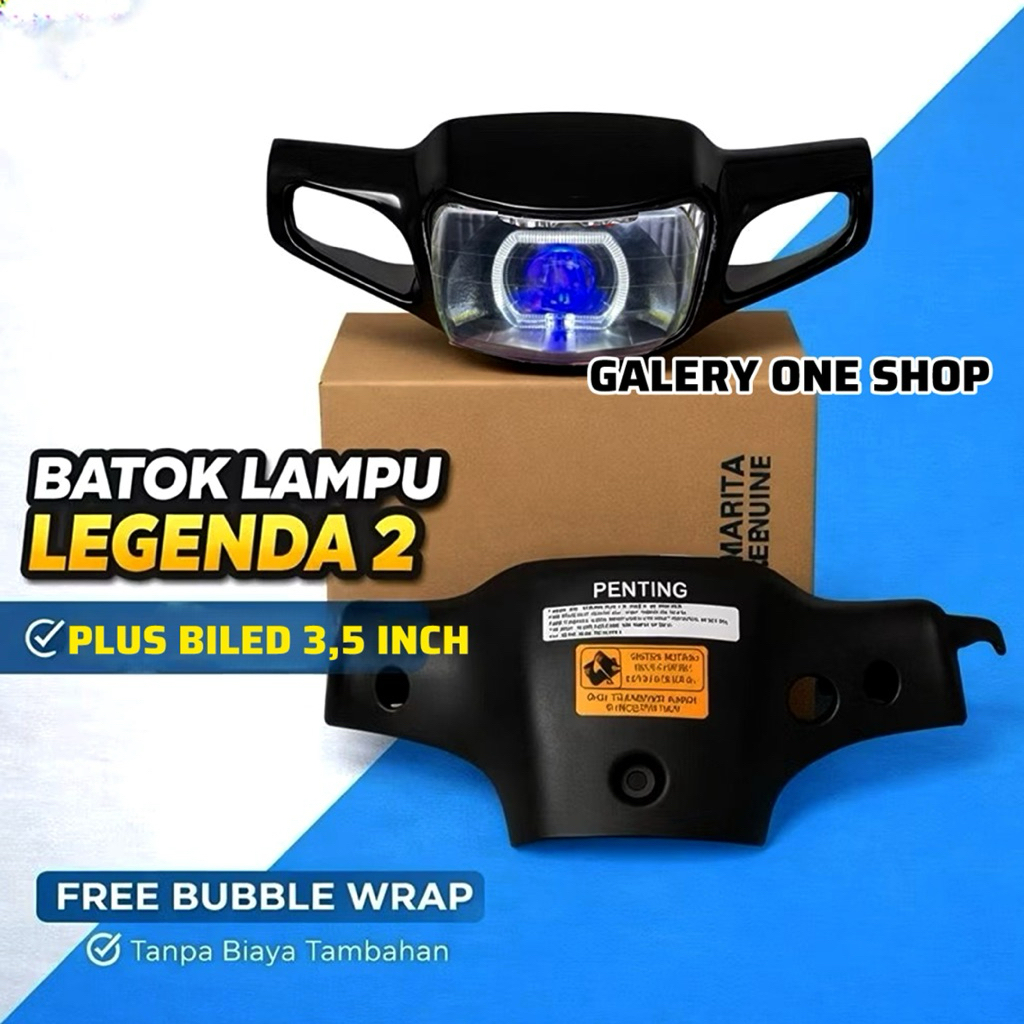 Lampu depan Astrea Legenda 2 Custom Biled set Batok lampu depan tinggal pasang