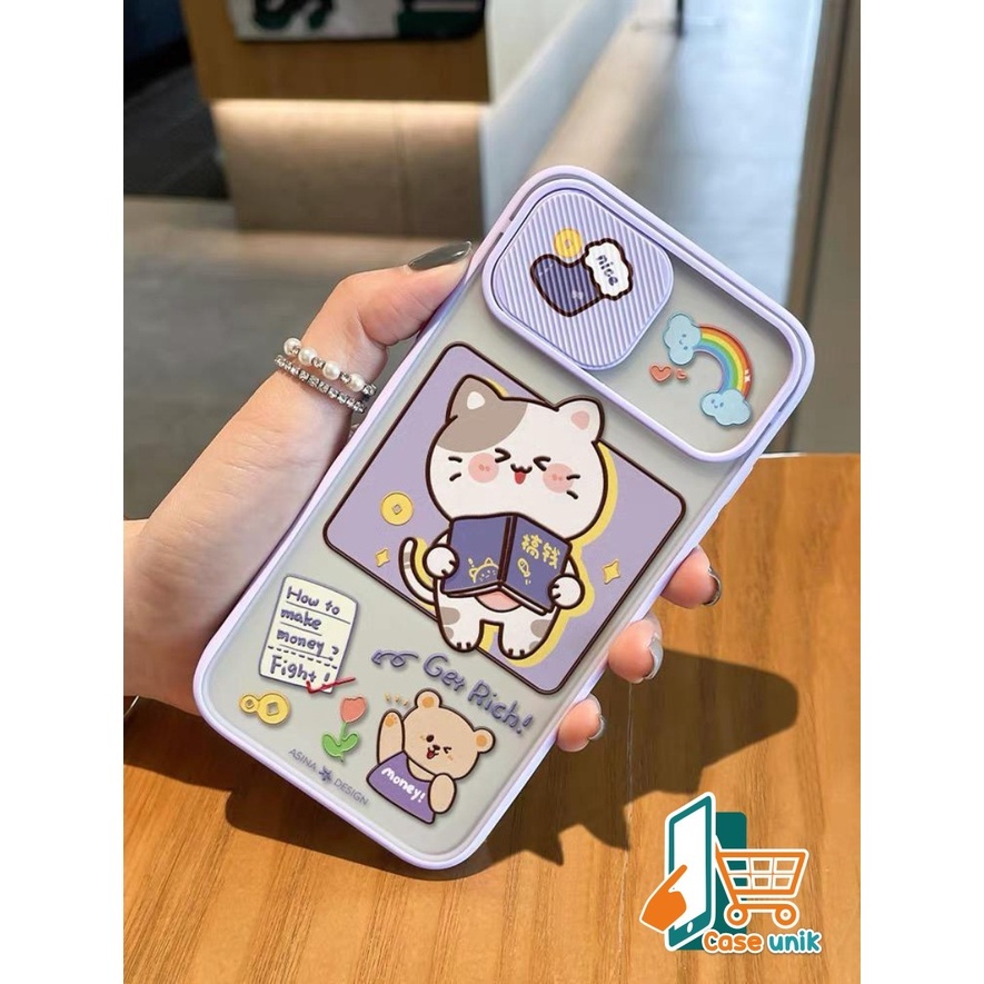 SS069 CASE SLIDE KARAKTER VIVO V5 V5S V5 LITE Y32 Y15S Y01 Y21 Y21S Y33S Y12 Y15 Y17 Y20 Y20S Y12S Y