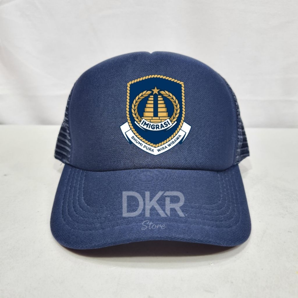 Topi IMIGRASI Topi Trucker IMIGRASI Topi Jaring IMIGRASI