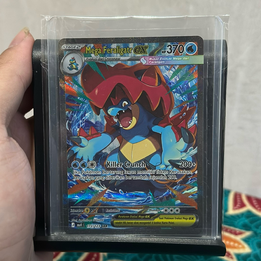 SAR Mega Feraligatr EX Pokemon ID / Kartu Pokemon SAR / Original Indonesia