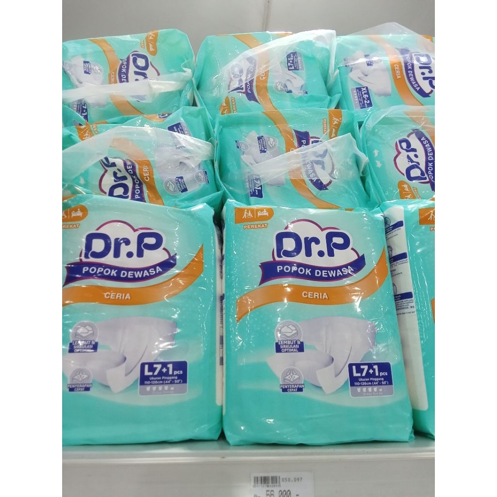popok dewasa perekat. size L & xl  Dr.P.